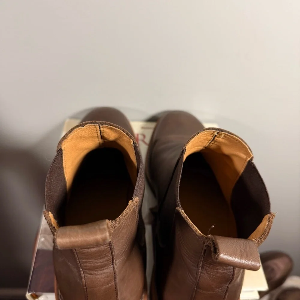 Black Brown Black Crown 1826 Dark Brown Leather Men’s Ankle Boots